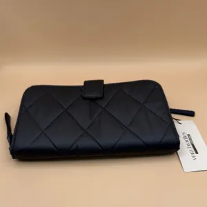 Vera Bradley Essential Tab Wallet Peacoat Ultralight‎ Quilted Navy Blue New thumbnail 2