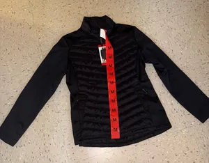 New! Women black puffer Jacket size Medium thumbnail 1