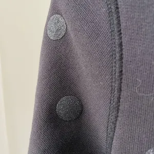 Kate Spade Steal The Spotlight Black Glitter Dot Bow Sweatshirt $178 S thumbnail 6