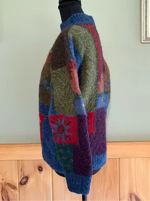 Vintage Woolrich Cabin theme Sweater Size Medium thumbnail 3
