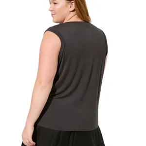 Torrid Rose Flames Classic Fit Super Soft Crew Neck Muscle Tank Size 2 thumbnail 6