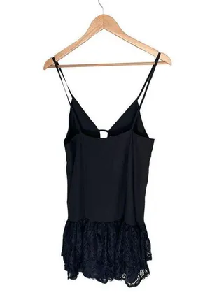 Nasty Gal Black Lace Mini Dress thumbnail 2