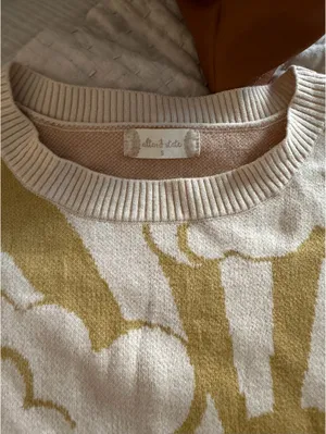 Altar'd State Pink, green and beige patterned sweater thumbnail 7