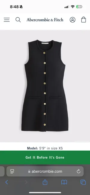 Abercrombie Mini Sweater Dress thumbnail 4