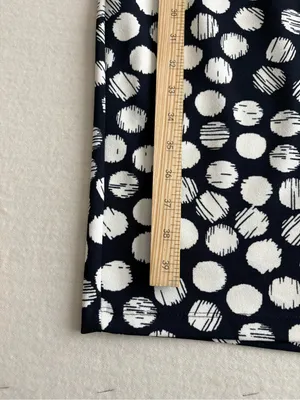 Enfocus Studio Navy & White Polka Dot Tie-Waist Midi Dress thumbnail 8