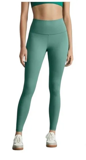 NEW Everlane Womens High Rise The Perform Ankle‎ Legging Size Medium Soft Green thumbnail 1