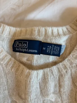 Ralph Lauren Cable Knit Wool Sweater Polo Cashmere thumbnail 4
