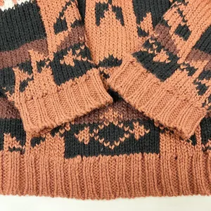 VTG Jay Jacobs Chunky Sweater‎ Womens Large Aztec Southwestern Retro 80s 90s thumbnail 6
