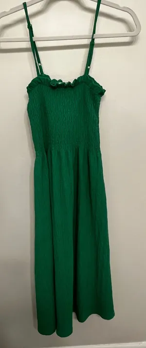 H&M Green Midi Sundress thumbnail 1