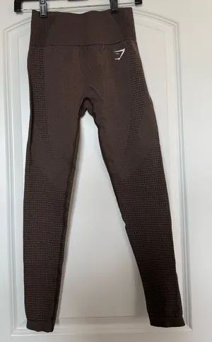 Brown Gymshark Seamless Leggings thumbnail 1