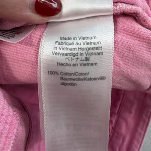 J. Crew Sz 4 Garment Dyed Foundry Pants Straight Leg Cotton Pink AP392 Woman's‎ thumbnail 8