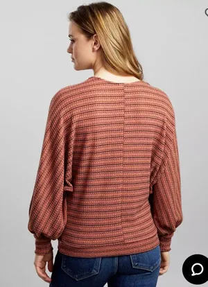 Daytrip Waffle Knit Blouse thumbnail 2