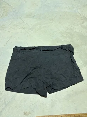 Aerie Casual charcoal gray Tie-Waist Shorts medium thumbnail 8