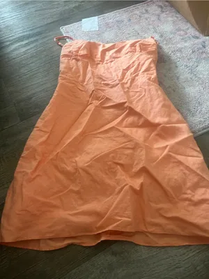 Aritzia Sunday Best QUAINT DRESS - Apricot thumbnail 14