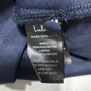 Lulus Navy Blue Chiffon Maxi Dress Halter Open Back Womens XS Bridesmaid Evening thumbnail 10