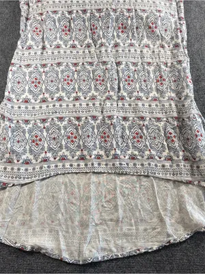 Roxy Border Paisley Strappy Maxi Pocket Sun Dress Women’s Size Medium Beach thumbnail 3