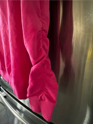 FancyHomebody Women's Hot Pink Crewneck Sweatshirt thumbnail 3