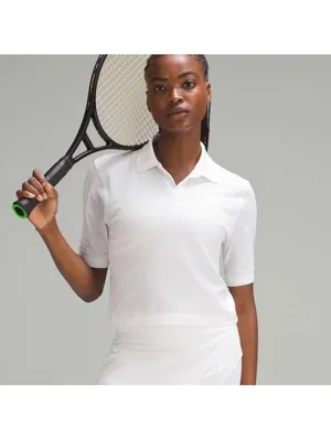 Lululemon Swiftly Tech Relaxed-Fit Polo Shirt in White Women’s size 14 LW3GMJS thumbnail 14