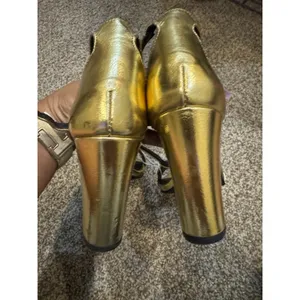 Madden Girl Women's Beella Heeled‎ Sandal Gold 6 NEW thumbnail 5