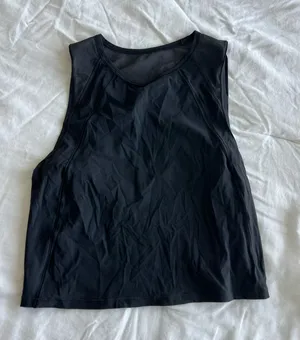 Lululemon Black Women's Athletic Cropped Tank Top thumbnail 1