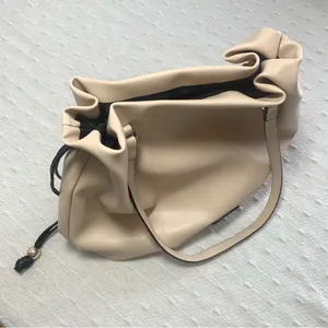 Victoria’s Secret 100% Polyurethane‎ Solid Tan Shoulder Bag One Size thumbnail 4
