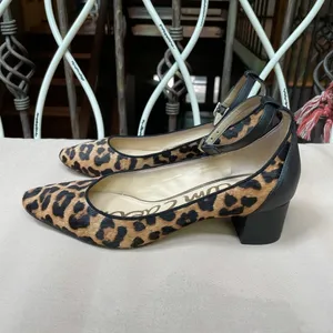 Sam Edelman Lola Leopard Calf Hair Heel‎ Size 6 thumbnail 3