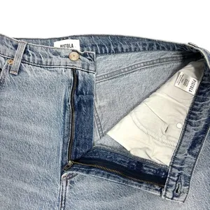 Pistola Lana High-Rise Ultra Wide Leg Jean Plus Sz‎ 33" Petite Break Light Wash thumbnail 4