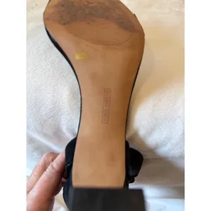 Vince Camuto Bevwyn Slingback Heel Women's SZ 8M Black Ankle Strap Open Toe thumbnail 4