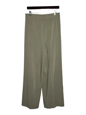 Meshki Jemima Wide Leg Pleated Trouser Pants in Olive Green Office Career thumbnail 4