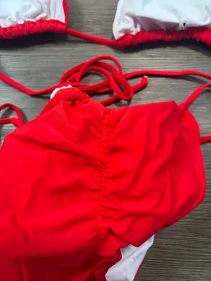 Amazon Red Triangle Bikini Set thumbnail 7