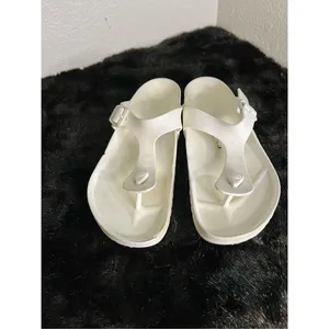 Birkenstock Gizeh Eva Rubber Flip Flop White 41 10.5 thumbnail 2