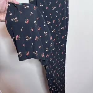 Madewell Smocked Crop Wide Leg Jumpsuit in Floral Toss thumbnail 7