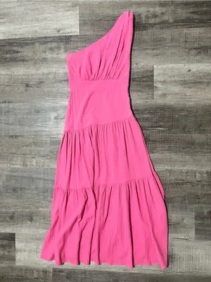 SHOWPO Celestia Dress in Bright Pink thumbnail 3