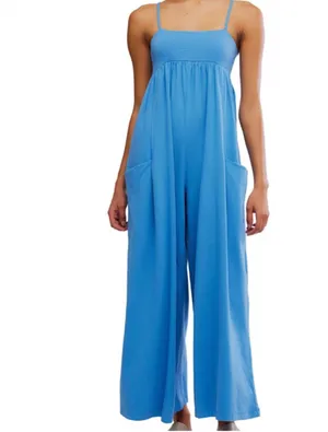 FP Movement by FP Hot Shot Strappy Onesie in Light Cobalt sz L NWT $80R thumbnail 6