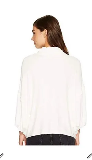 We The Free Alameda Batwing Turtleneck Pullover Ivory thumbnail 1