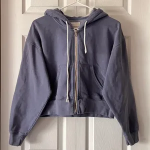 American Eagle Outfitters Cropped Zip Up Hoodie thumbnail 1