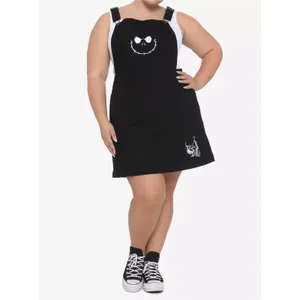 Disney Nightmare Before Christmas Jack Skellington Skirtall Dress XL Plus Goth thumbnail 3