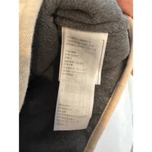 Abercrombie & Fitch Quilted Liner Jacket Womens Small Tan Beige Fleece Snap thumbnail 3