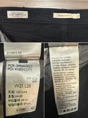 Levi’s Premium Wedgie Straight Ankle Jeans 25 Fits 26x27 Black Sprout $108 thumbnail 10
