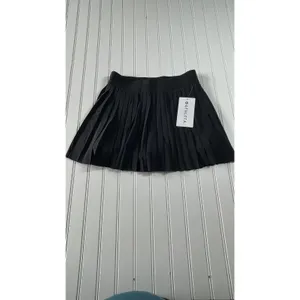 Athleta Match Point Pleated Skort Black Featherweight Plissé Tennis Skirt S NWT thumbnail 2