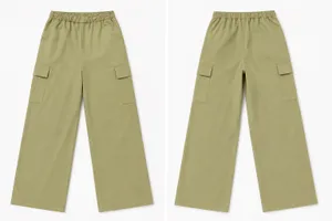 Derek Heart Olive Green High-Waisted Wide-Leg Cargo Pants - Size M 🌿✨ thumbnail 5