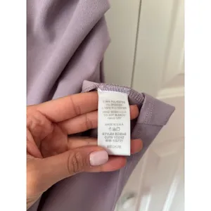 Blue Blush Purple Asymmetrical Mini Dress Women’s Medium Ruched Party Cocktail thumbnail 6