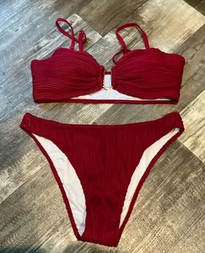 Red Bikini Set Size Large thumbnail 1