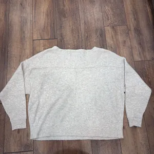 American Eagle Outfitters Whoa So Soft Sweater Womens Medium Beige Ballet-Neck thumbnail 7