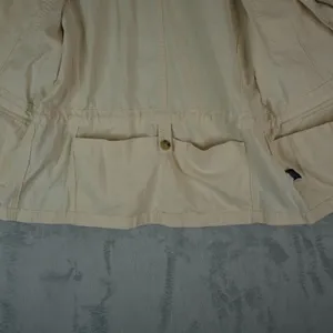 Lauren Ralph Lauren Jacket Womens XL Beige Herringbone Military Utility‎ Cotton thumbnail 12