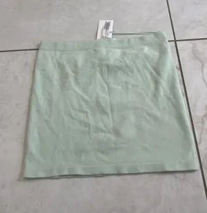 Urban Outfitters NWT Out From Under Sage Green Ribbed Mini Skirt Size M/L thumbnail 1