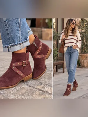 Kork-Ease Kenai Boots leather ankle boots burgundy 6.5 NEW thumbnail 15