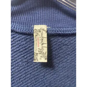 Free People What's Up Jumpsuit Womens XS Blue Geometric V Neck Relaxed Casual thumbnail 3