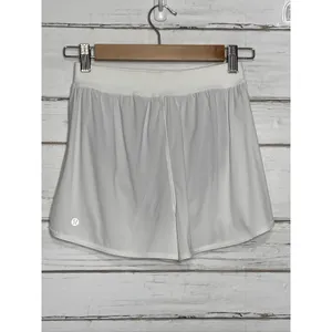 Lululemon Sleek High-Rise Running Short 1.5" Size XXS White W7DIFS thumbnail 4