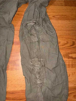 BDG Y2K Olive Utility Cargo Pants with Elastic Cuffs thumbnail 3